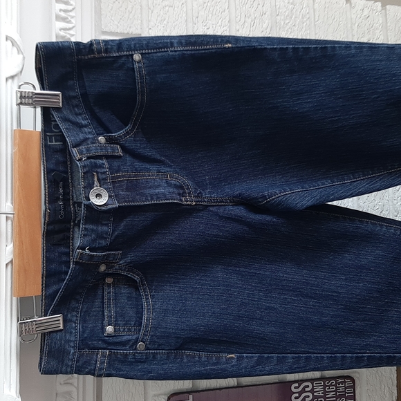 Women's Calvin Klein Flare Jeans Low Waist Size 27 - Picture 3 of 13